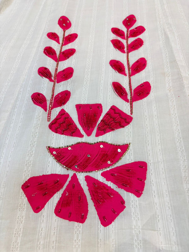 White Wings- Cotton Kurti Set