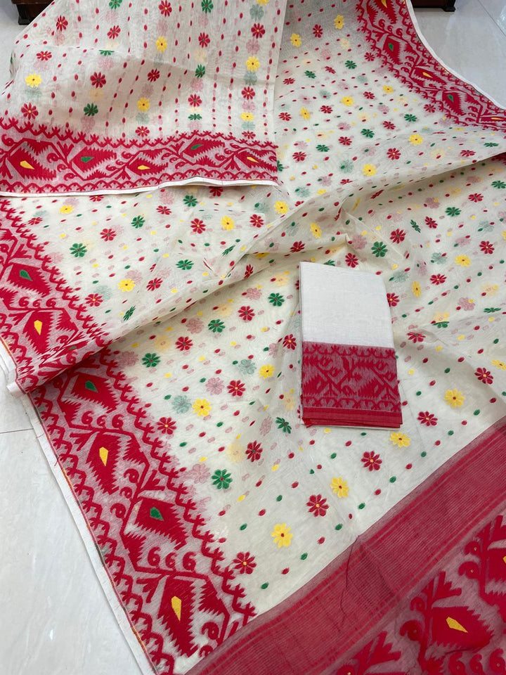 Gouri’s Grace Dhakai Jamdani Saree