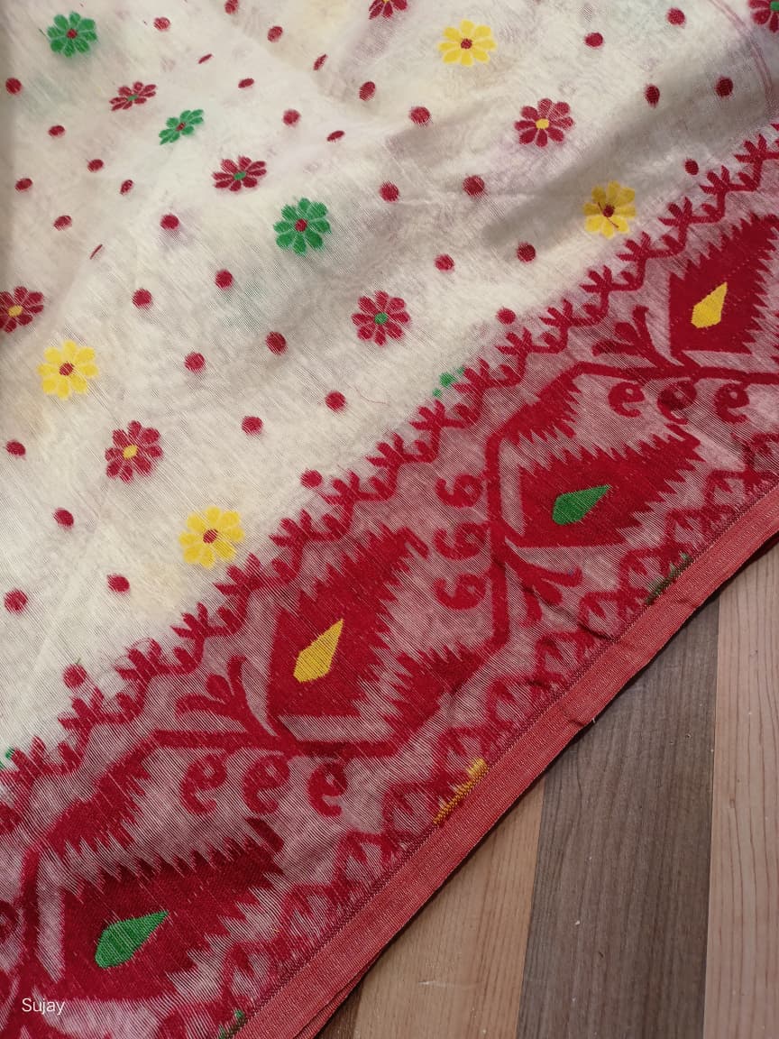 Gouri’s Grace Dhakai Jamdani Saree