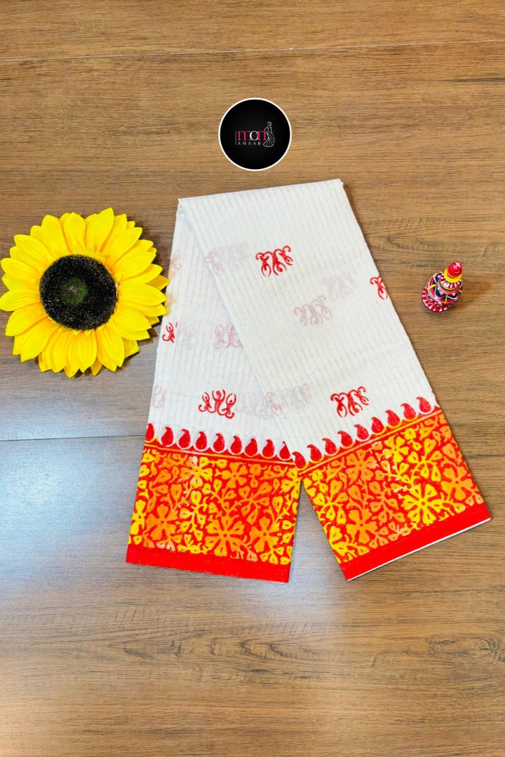 Chhaya Alo -Cotton Handloom Saree