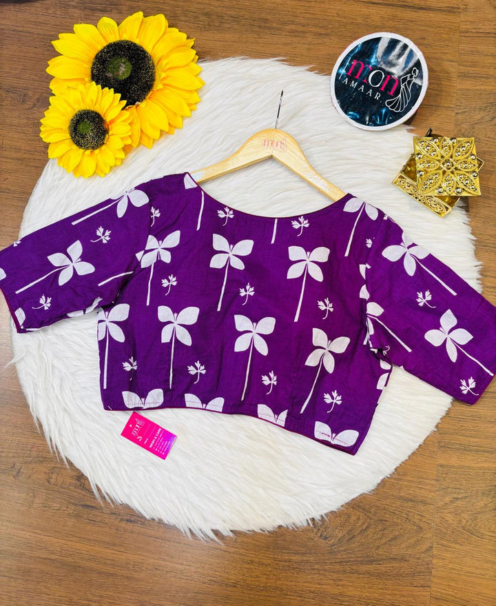 Leafsong Designer Cotton Blouse