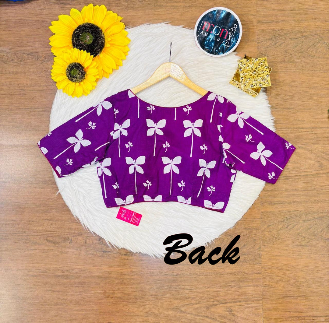 Leafsong Designer Cotton Blouse