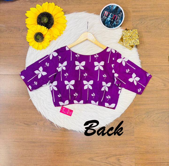 Leafsong Designer Cotton Blouse