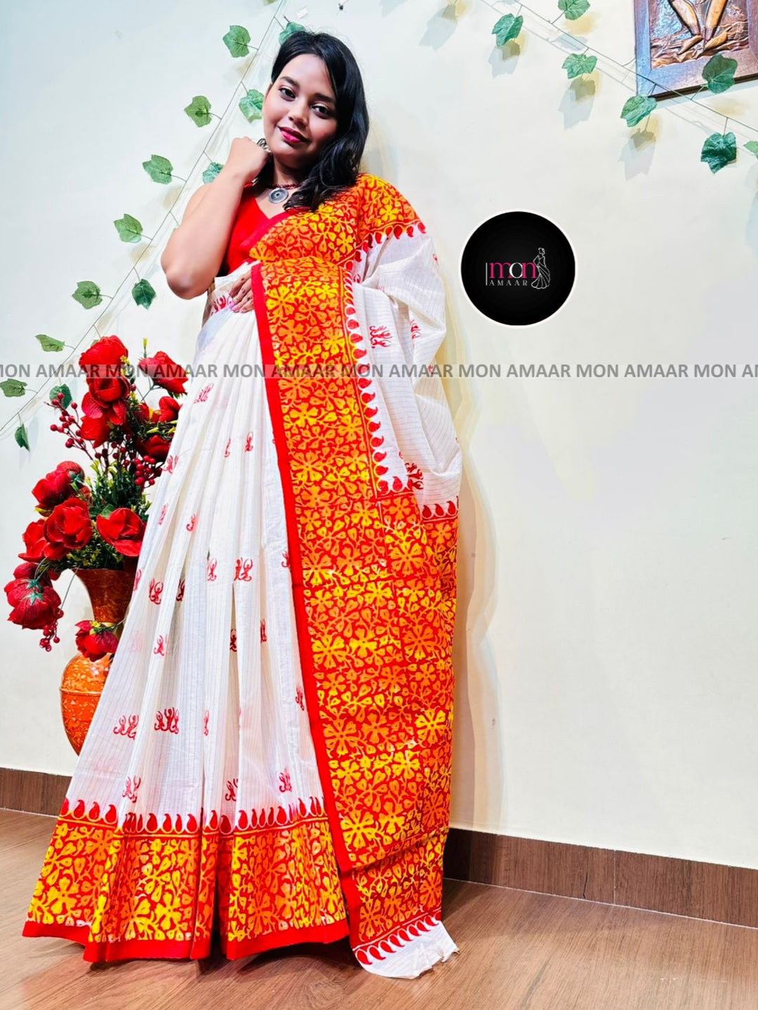 Chhaya Alo -Cotton Handloom Saree