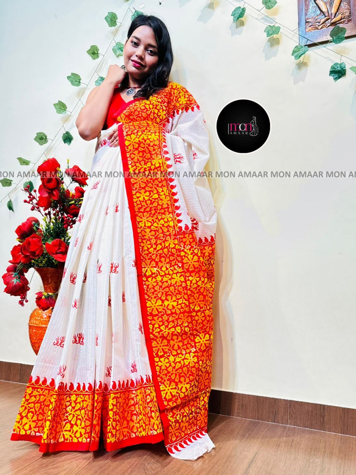 Chhaya Alo -Cotton Handloom Saree