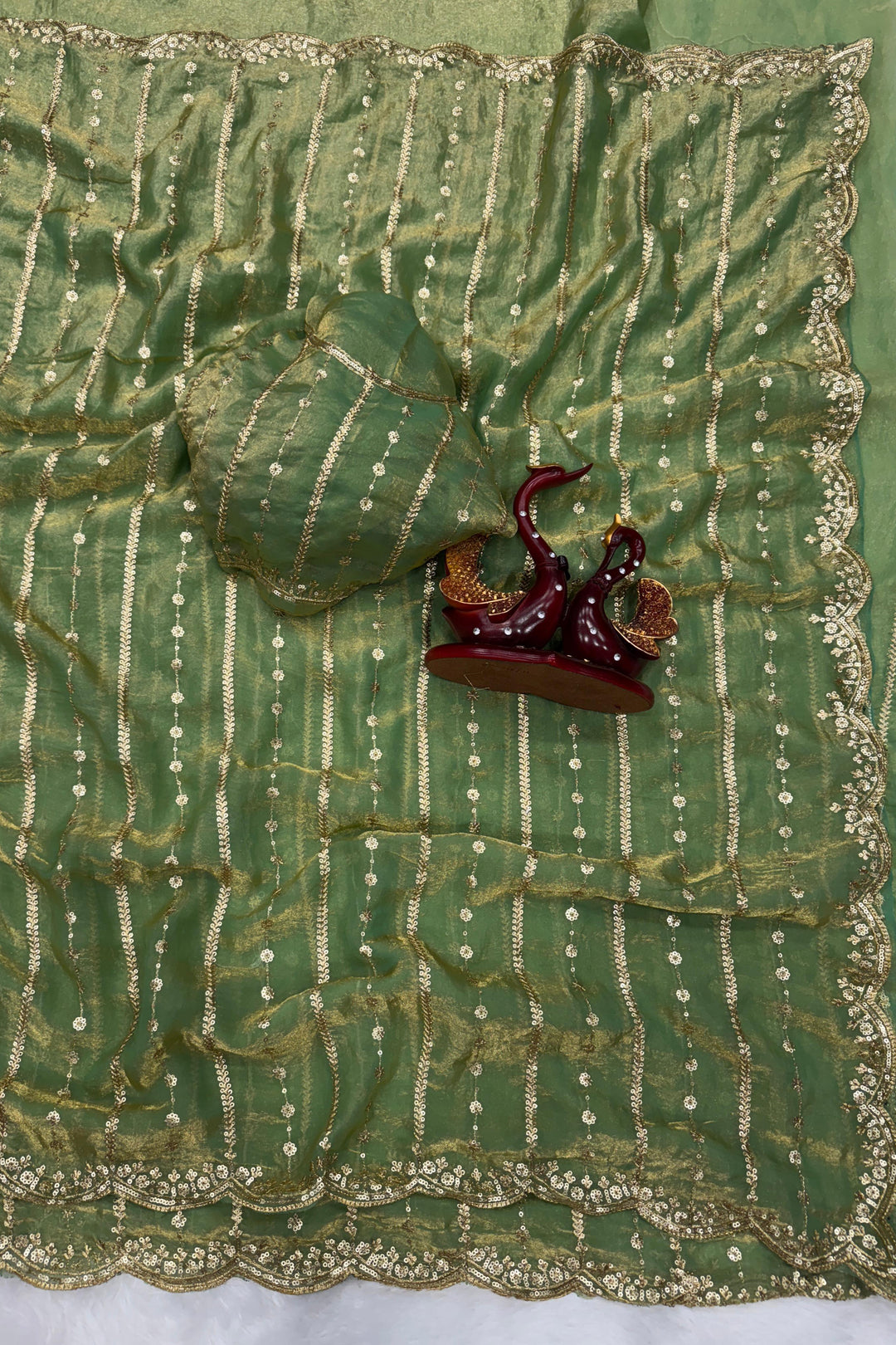 Flow Of The Flute Fancy Silk Saree