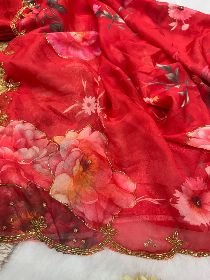 Light Of Dance Organza Saree