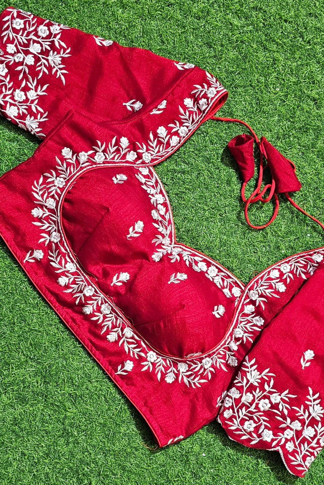 Heart Throb - Vichitra Silk Blouse