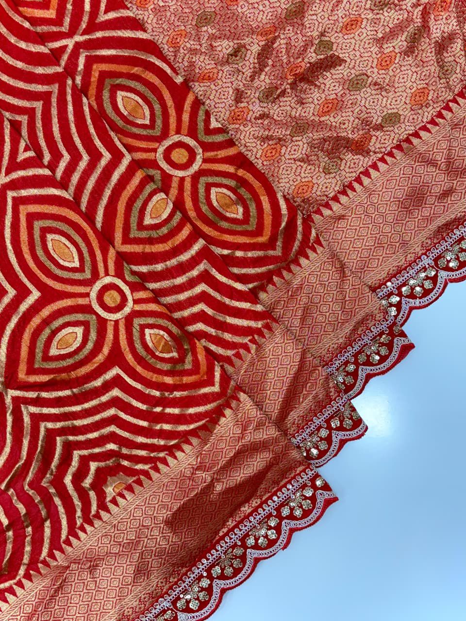 Karwa Chauth Special Crepe Khaddi Silk Saree