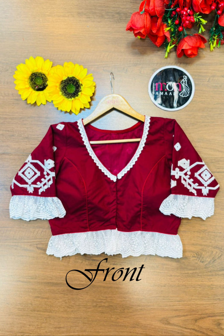 Dhara- Khadi Cotton Designer Blouse