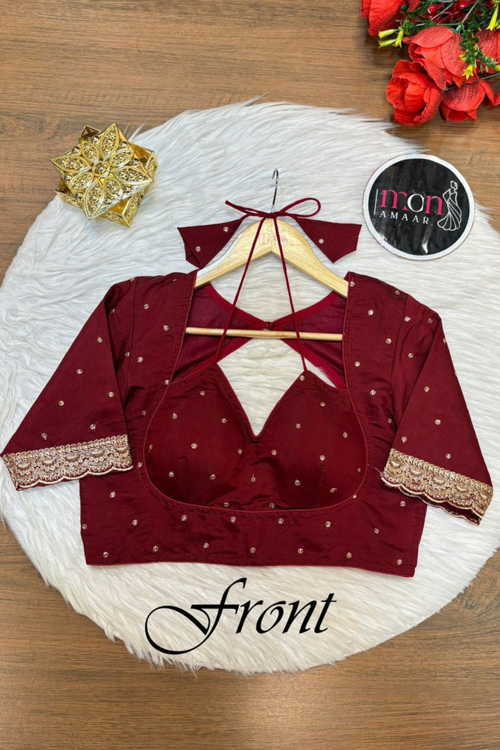 Ritzy Fun- Masaba Style Fancy Silk Blouse