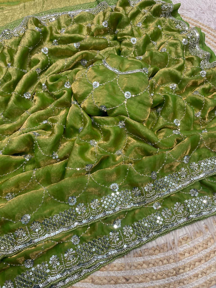 Lumira Fendy Satin Silk Saree