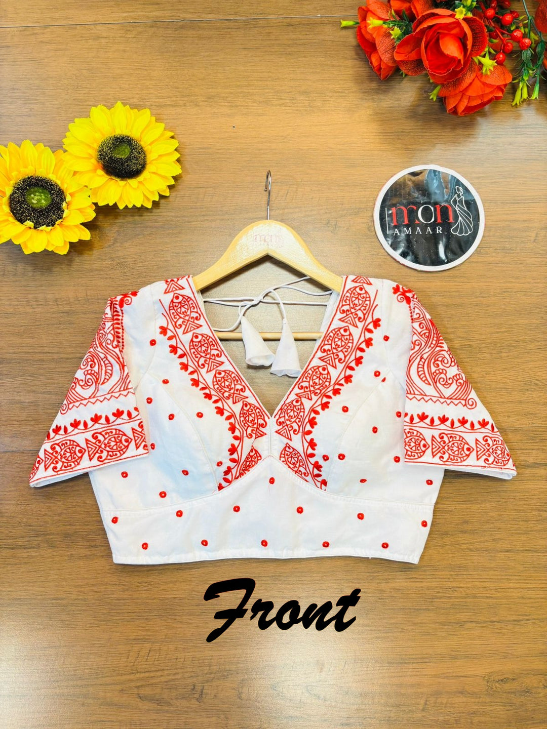 Queen of Water Vichitra Silk Blouse