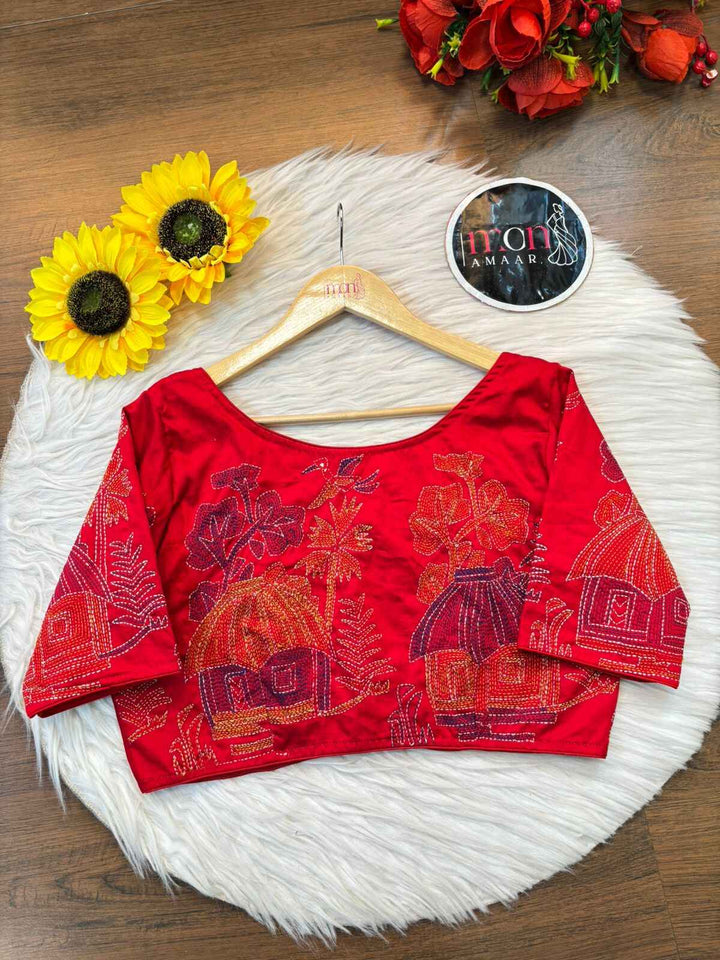 Kantha Queen - Handwork Blouse