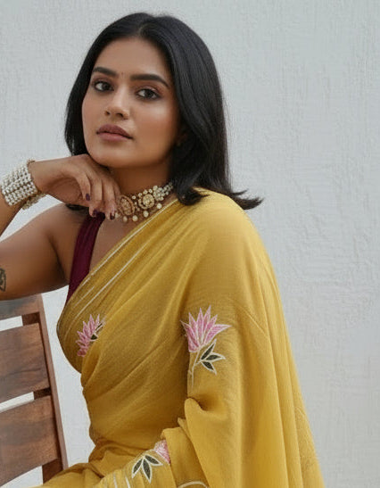 Twins Gemini Mul Cotton Saree