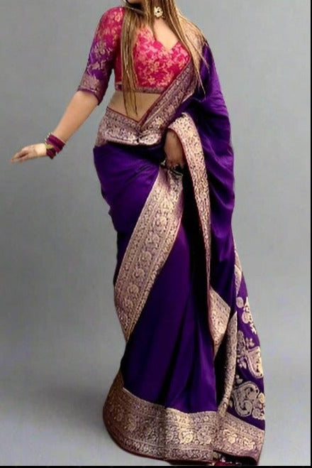 Nazariya - Designer  Banarasi Dola Silk Saree