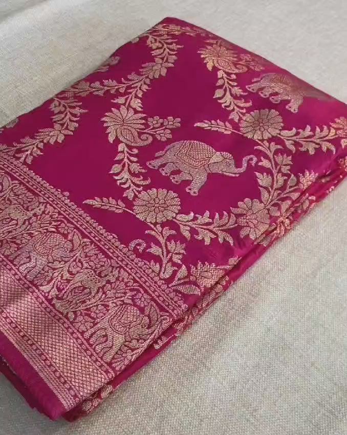 Bright Blend Fancy Silk Saree