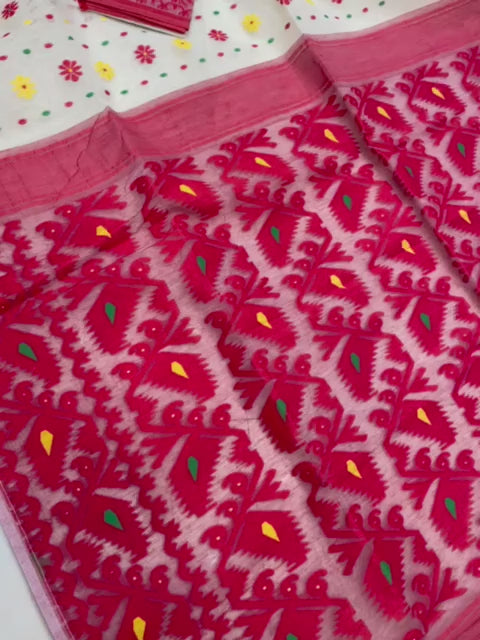 Gouri’s Grace Dhakai Jamdani Saree