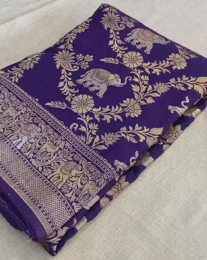 Bright Blend Fancy Silk Saree