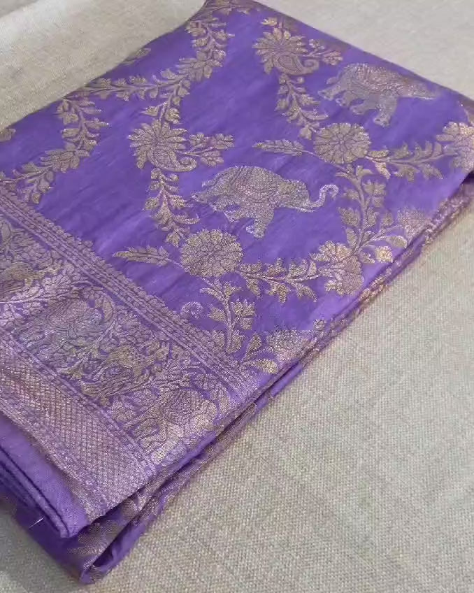 Bright Blend Fancy Silk Saree