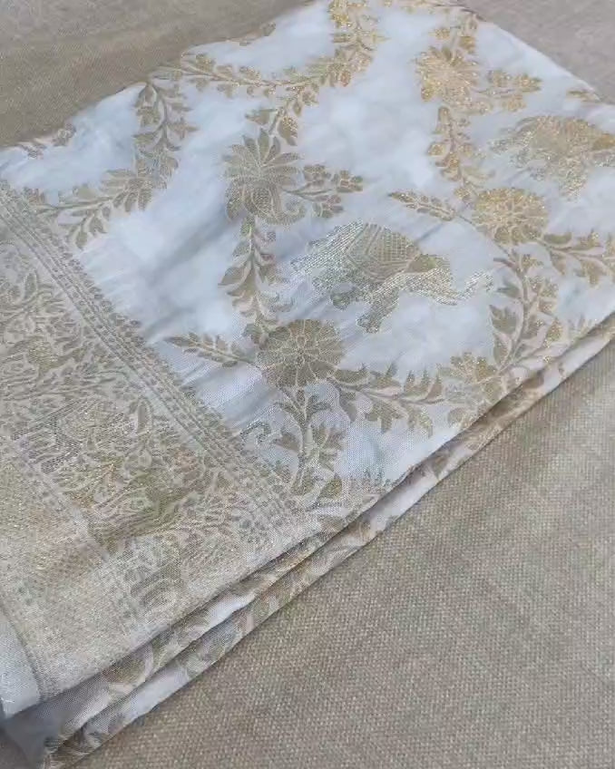 Bright Blend Fancy Silk Saree