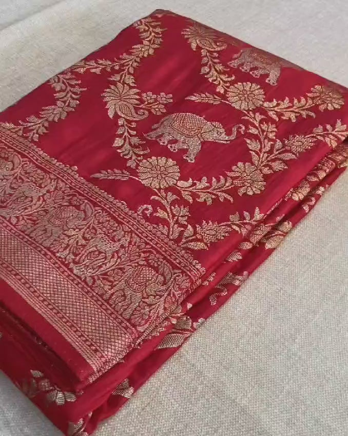 Bright Blend Fancy Silk Saree