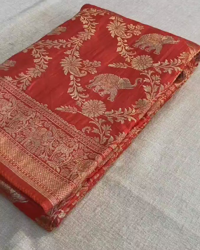 Bright Blend Fancy Silk Saree