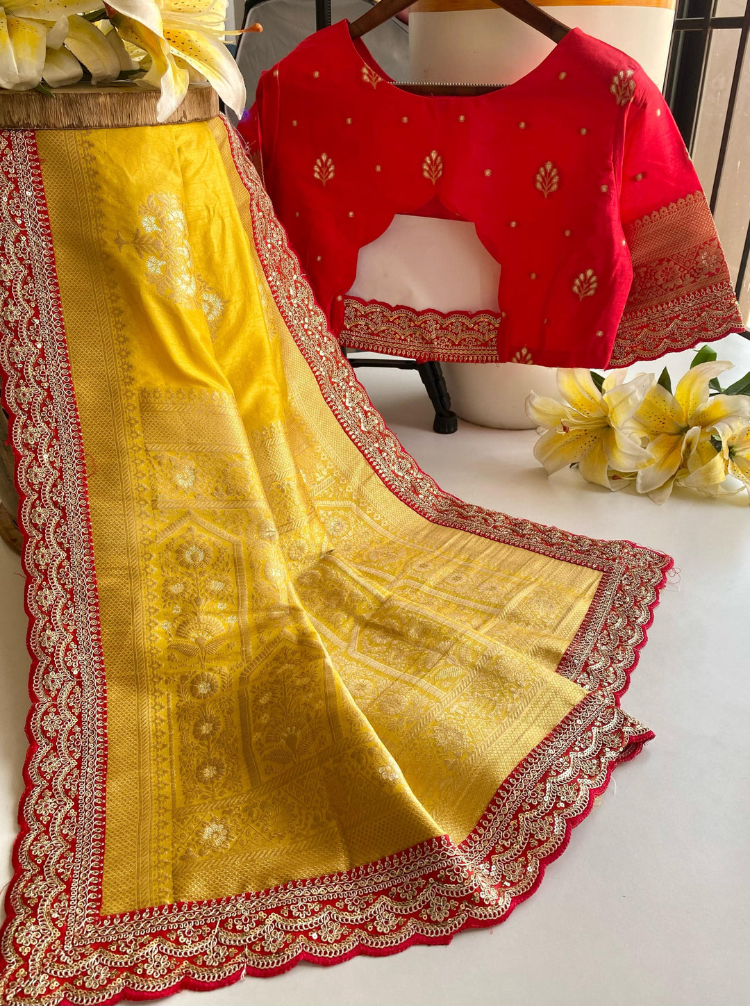 Flaunt With Roots Banarasi Dola Silk Saree