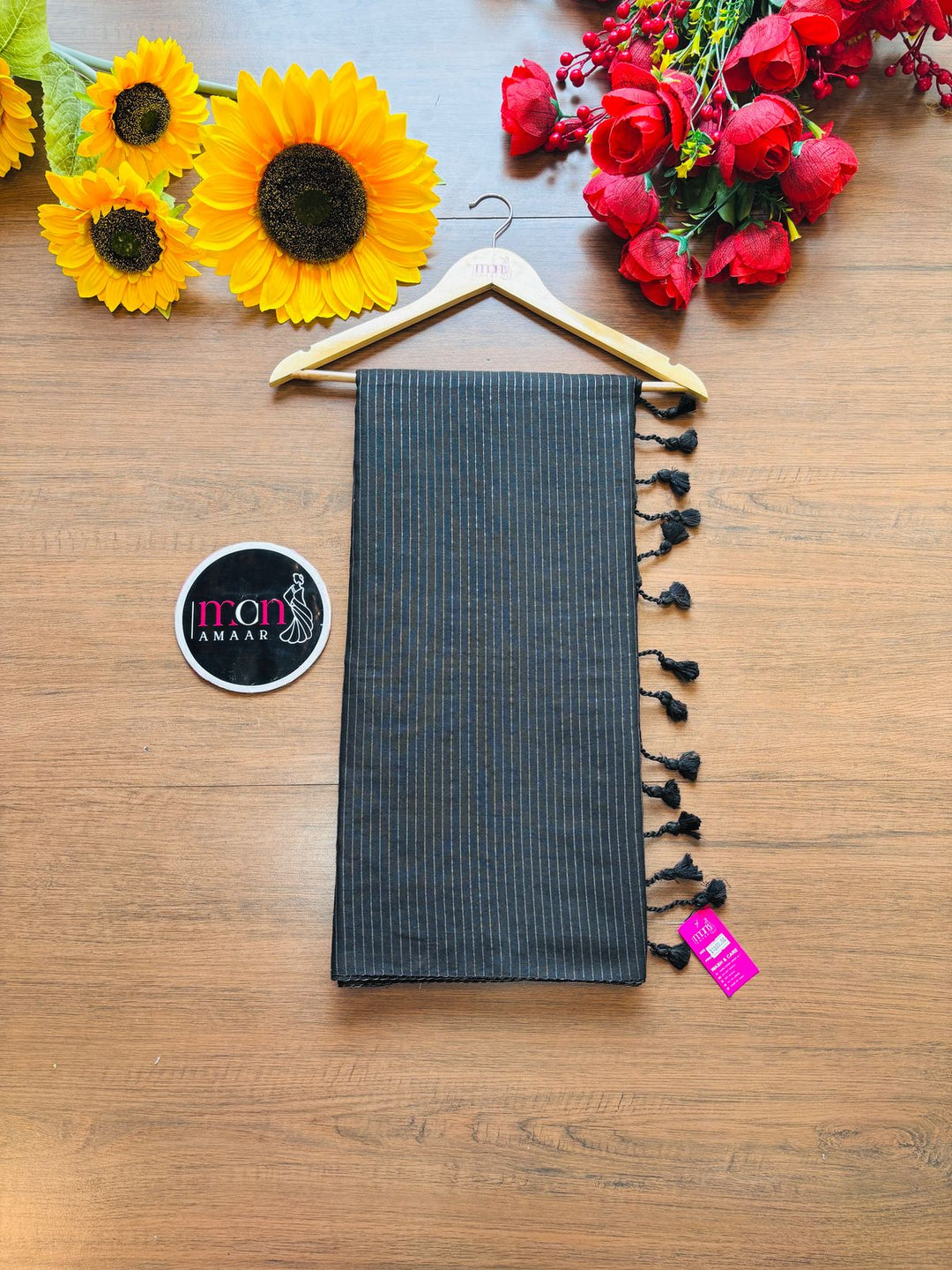 Zari Striped Cotton Saree