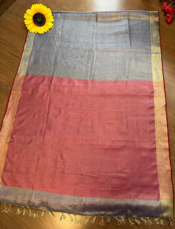 Beloved Tissue Linen Saree