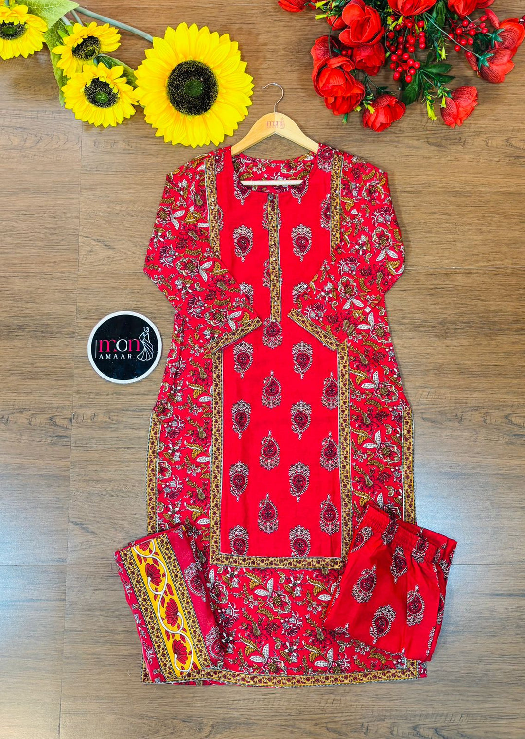 A December to Remember Cotton Suit Set