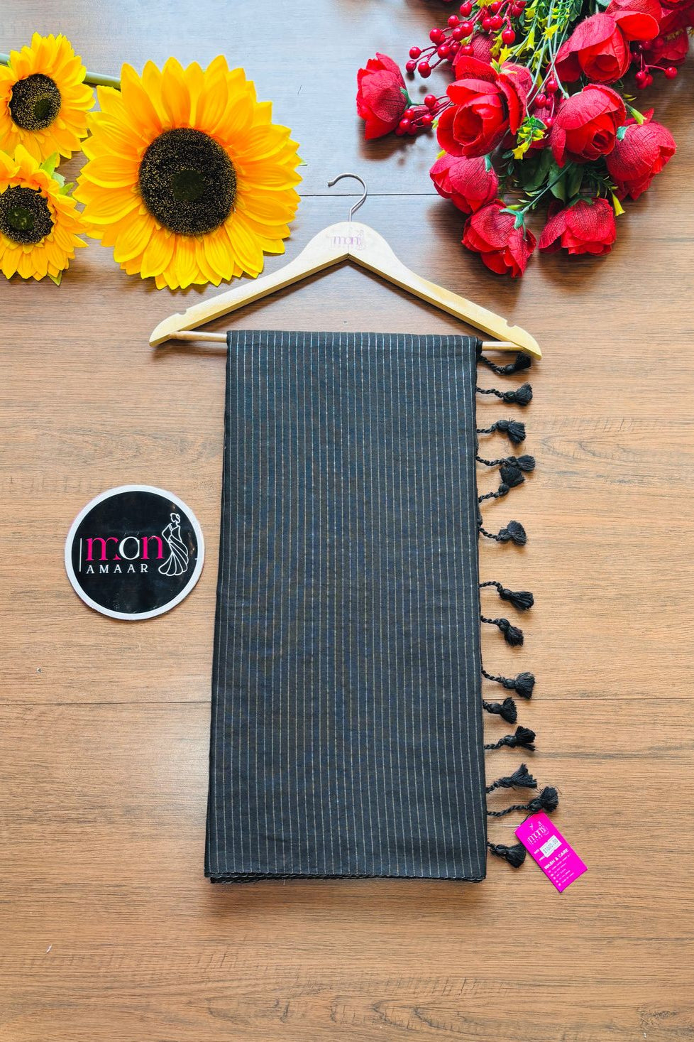 Zari Striped Cotton Saree