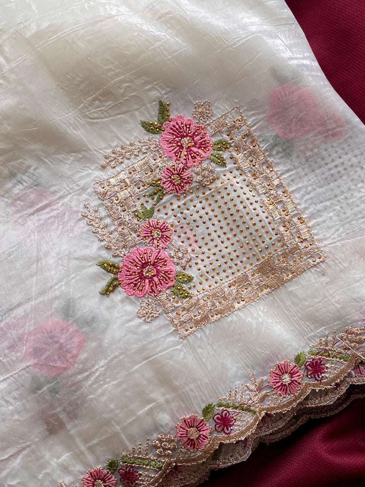 Bringing Prosperity Crush Silk Saree