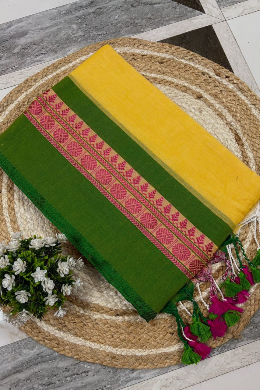 Full Of Sweetness Begumpuri Khadi Cotton Saree