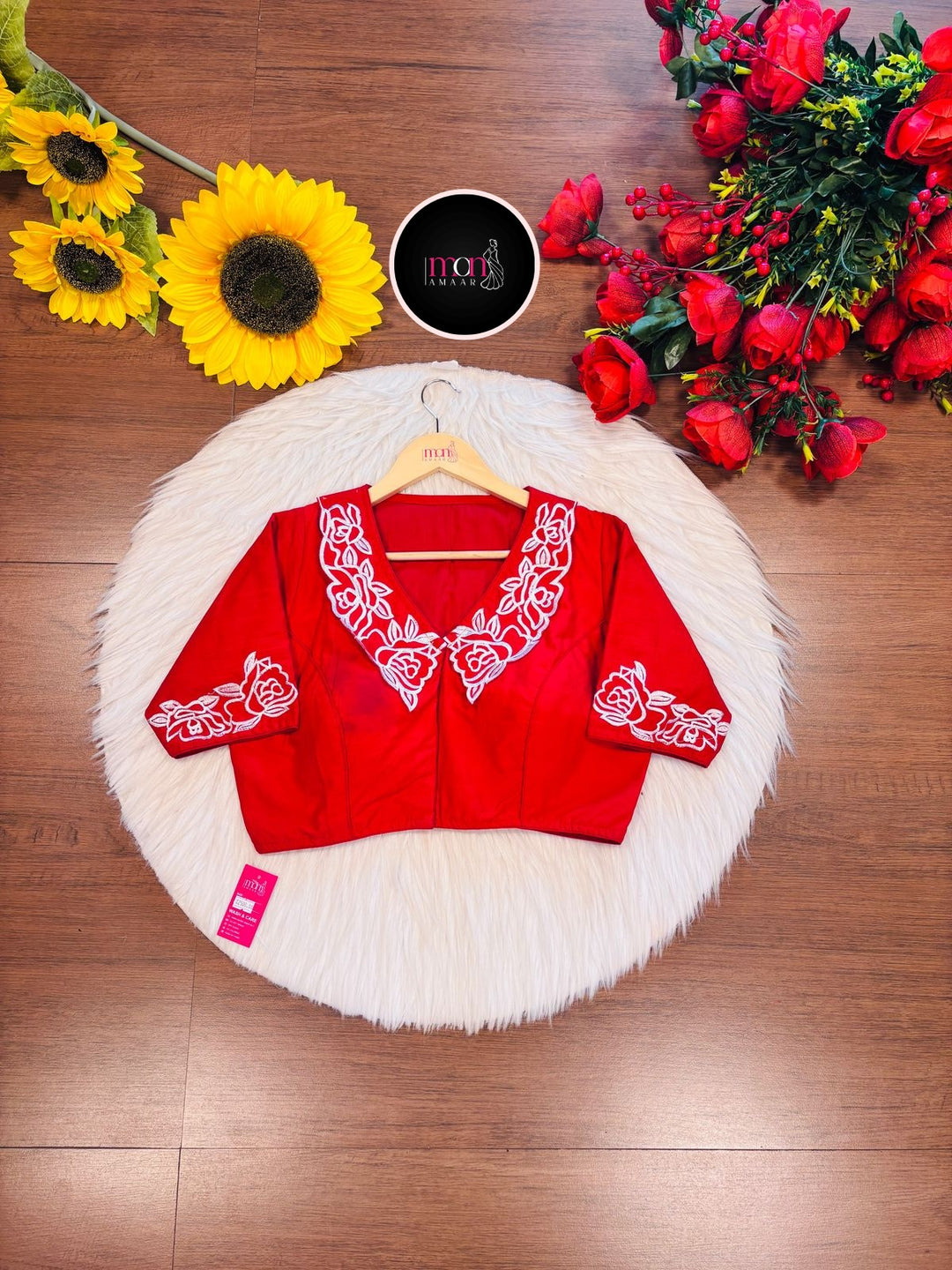 Angel Aura - Designer Blouse With Baby Collar