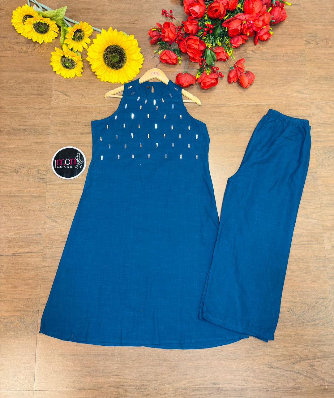 Adah- Cotton Kurti Set
