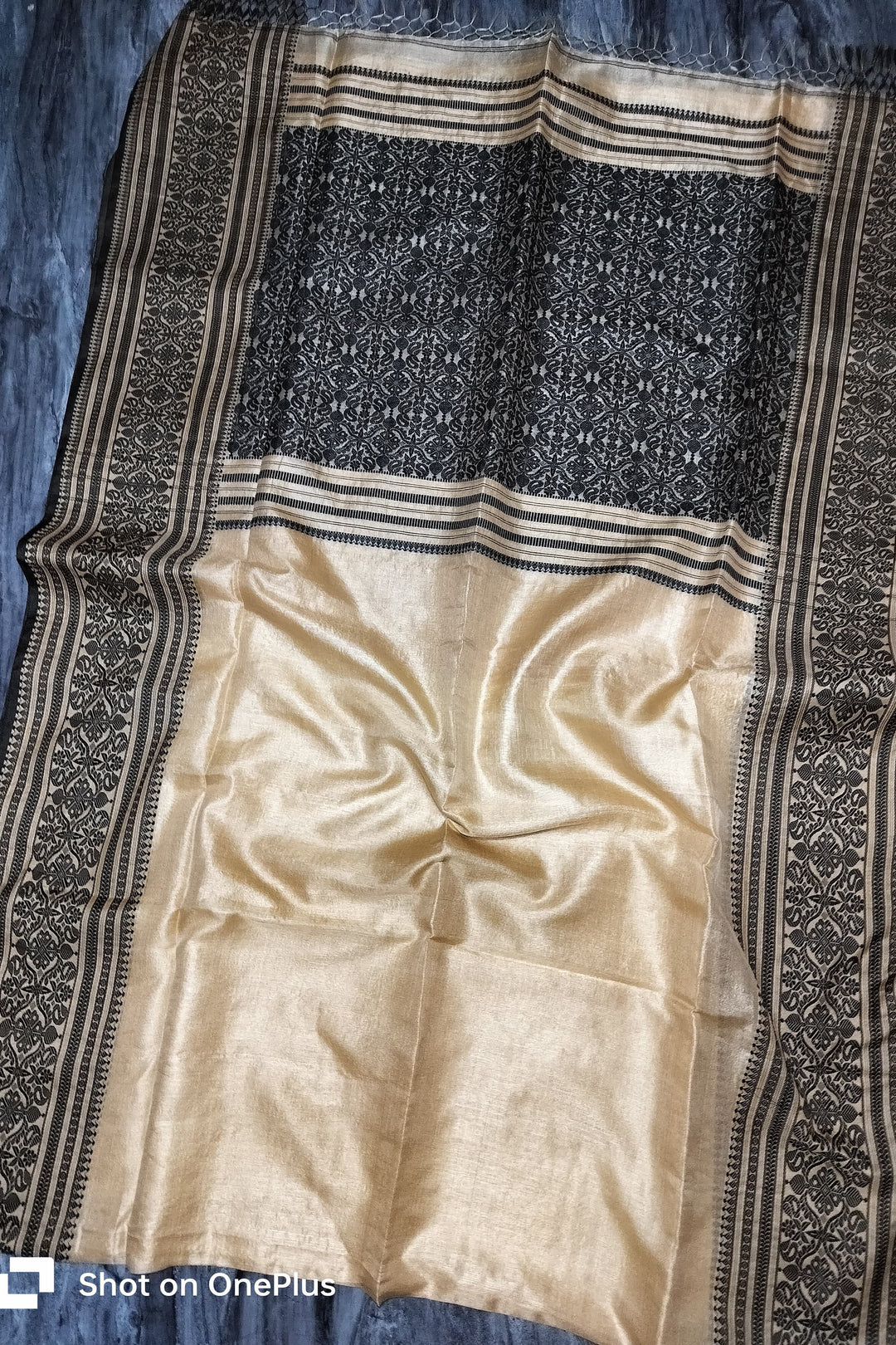 Sterling - The Auspicious Tussar Saree