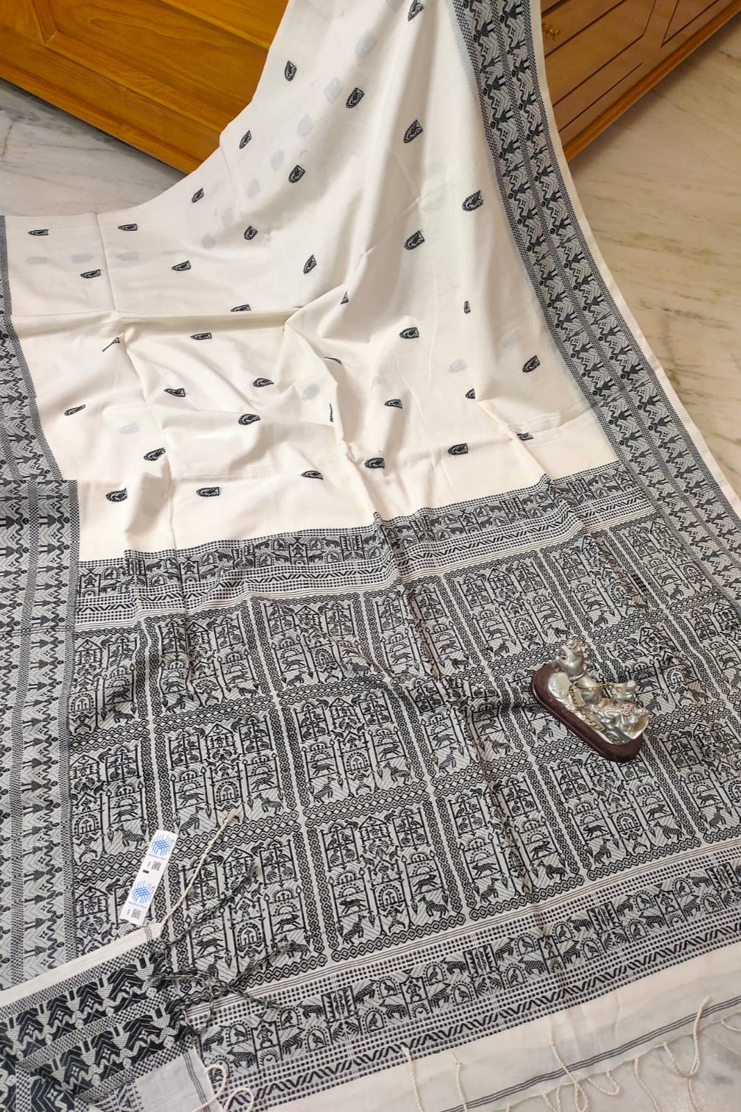 Moner Thikana Bengal Mercerized Cotton Saree