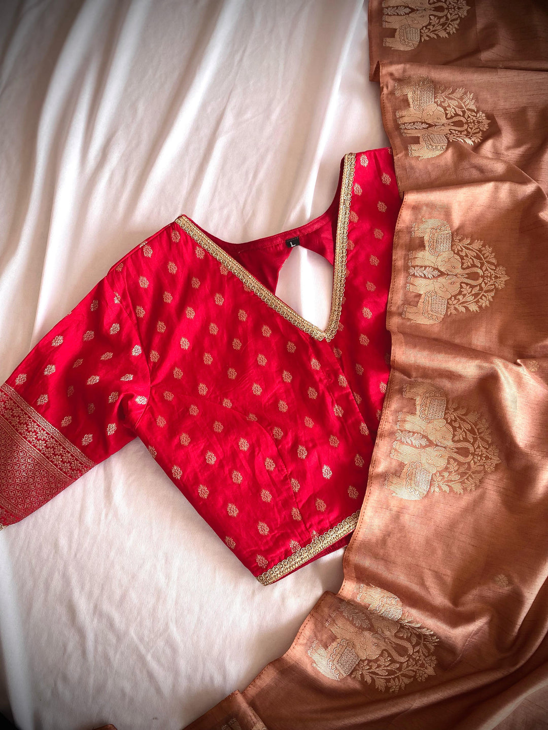 Elephant Designer Banarasi Dola Silk Saree