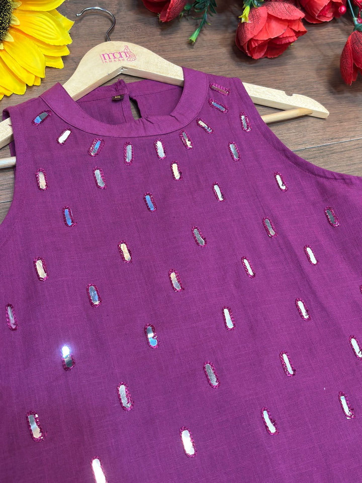 Adah- Cotton Kurti Set