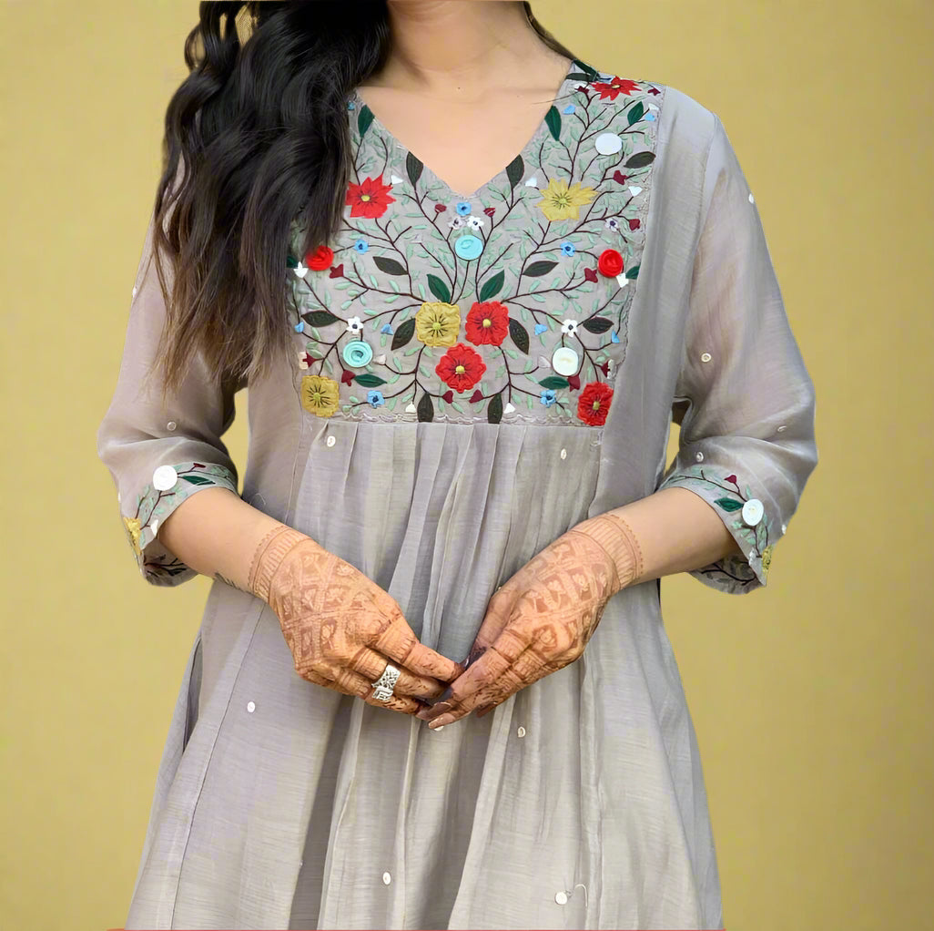 Unscripted Moments Cotton kurti Set