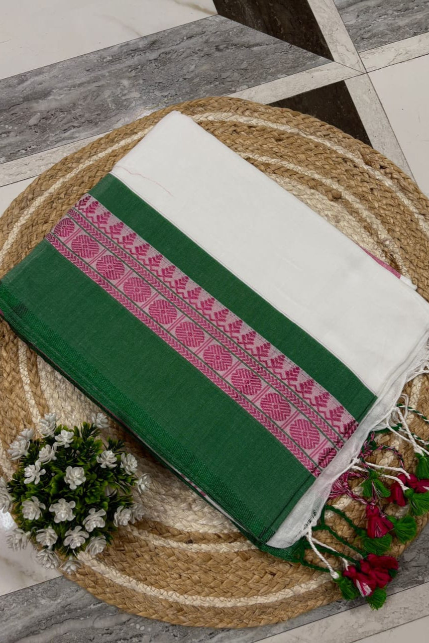 Full Of Sweetness Begumpuri Khadi Cotton Saree