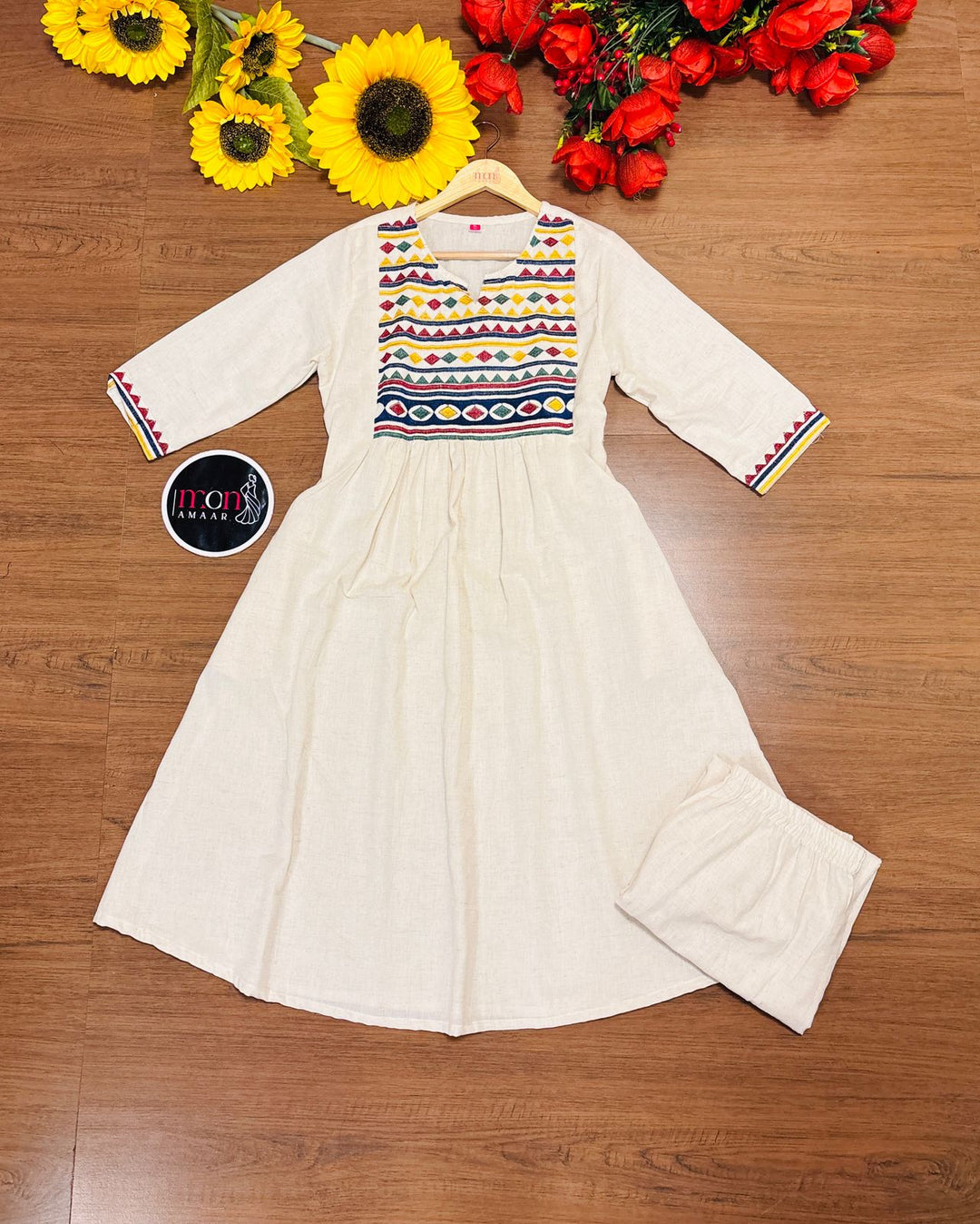 Smart Women- Cotton Kurti Set