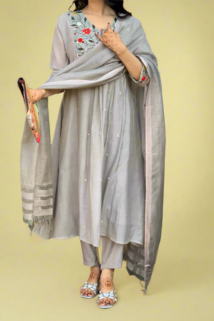 Unscripted Moments Cotton kurti Set