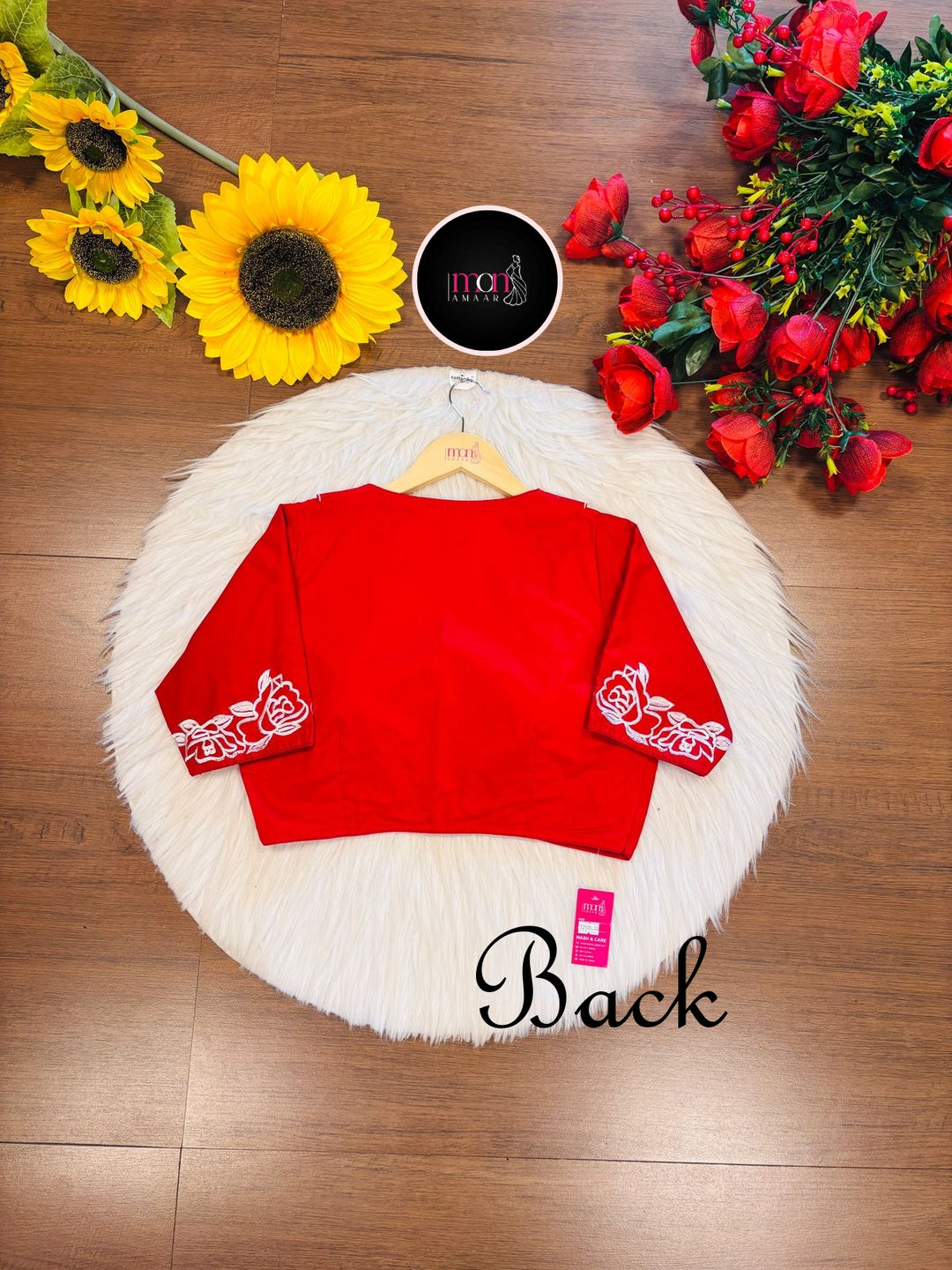 Angel Aura - Designer Blouse With Baby Collar