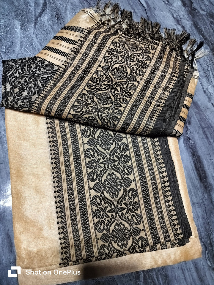 Sterling - The Auspicious Tussar Saree