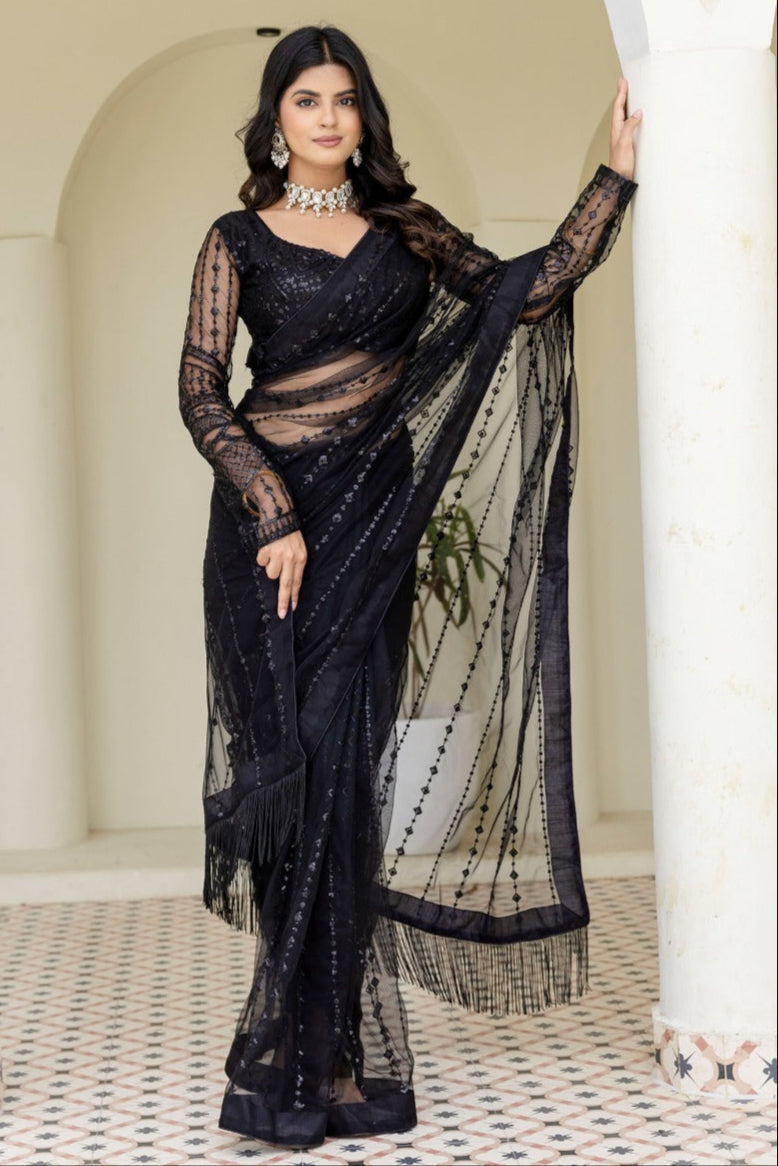 The Rebel Women - Net Saree