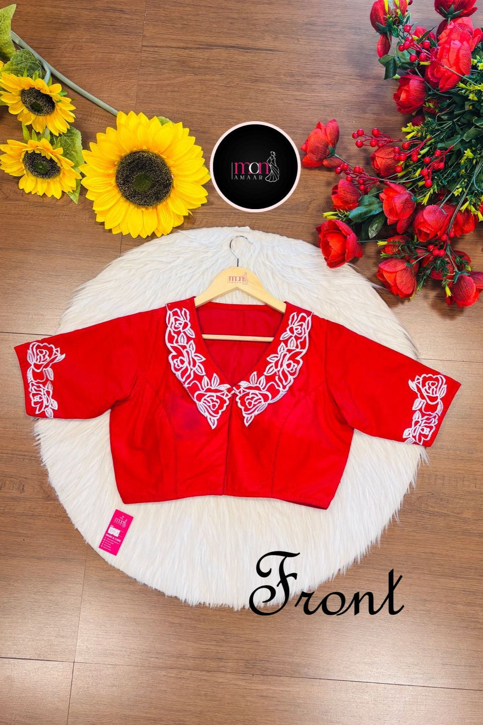 Angel Aura - Designer Blouse With Baby Collar