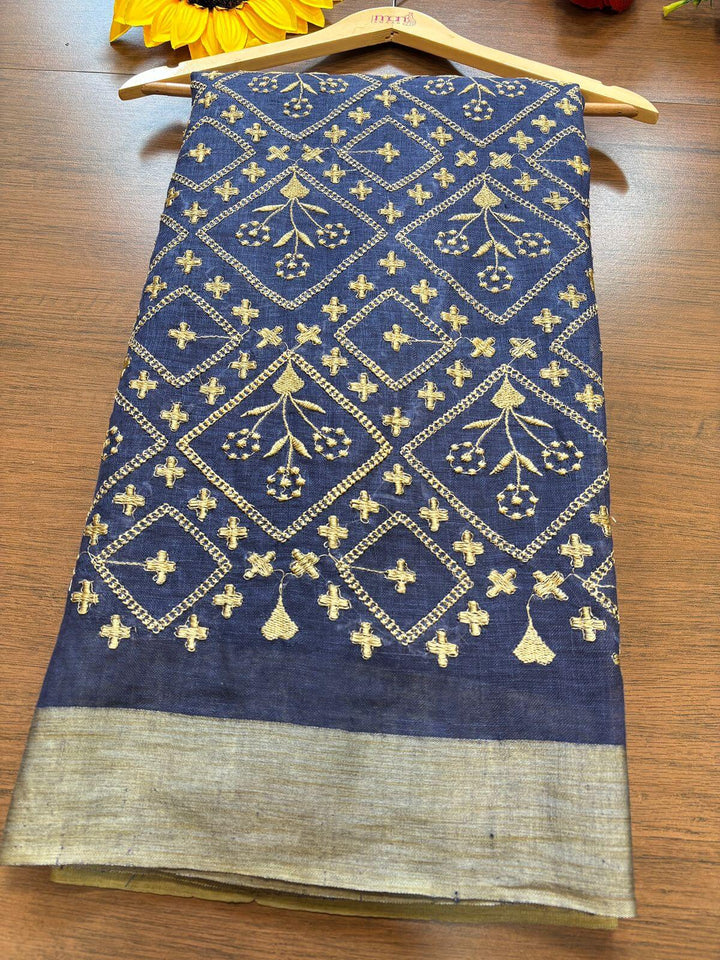 Aadhya- Pure Linen Saree