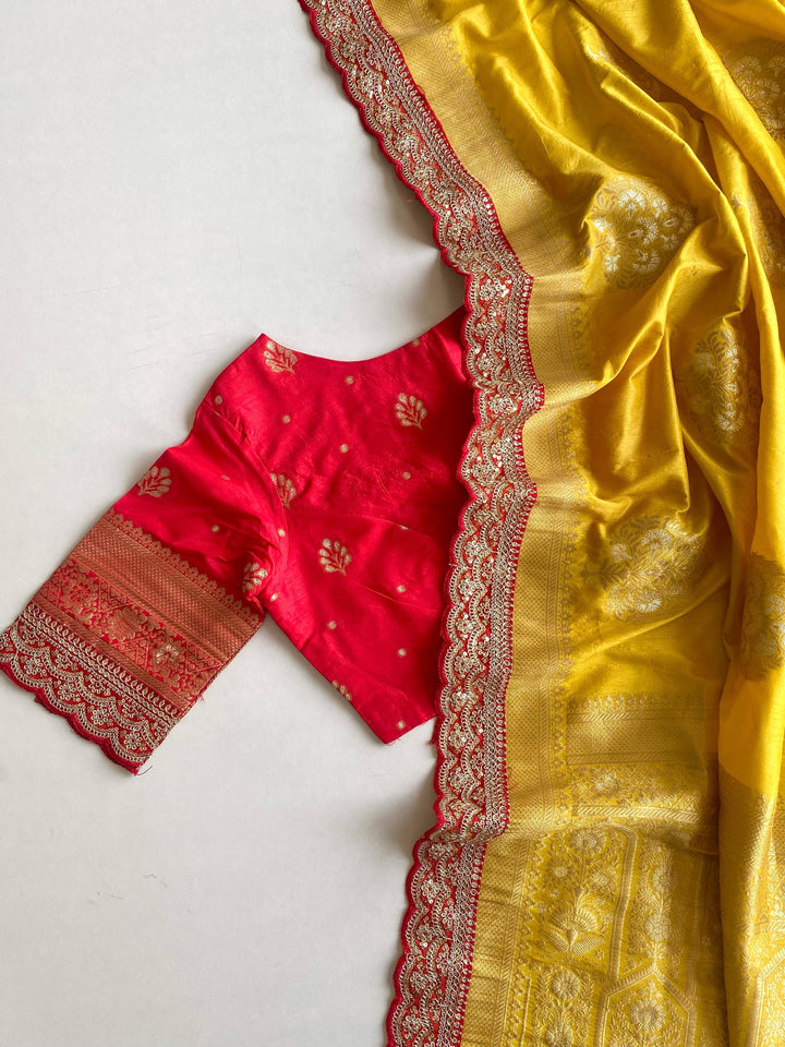 Flaunt With Roots Banarasi Dola Silk Saree